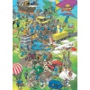 Bekijken Jumbo Puzzel Jan Van Haasteren Oldtimer - Pakketstress (1000 Stukjes)