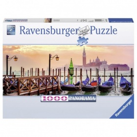 Vergroot Ravensburger Puzzel Gondola's In Venetië (1000) Ravensburger Puzzel Gondola's In Venetië (1000)