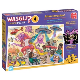 Vergroot Jumbo Puzzel Wasgij Junior 4 Invasie Buitenaardse Wezens (240) Jumbo Puzzel Wasgij Junior 4 Invasie Buitenaardse Wezens (240)