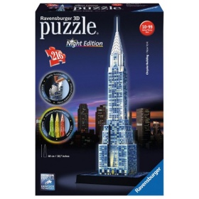 Vergroot Ravensburger 3D Puzzel Chrysler Building (216) Ravensburger 3D Puzzel Chrysler Building (216)