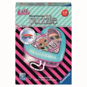 Vergroot Ravensburger 3D-Puzzel Hartendoosje LOL Ravensburger 3D-Puzzel Hartendoosje LOL
