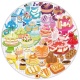 Ravensburger Puzzel rond desserts-pastries 500stukjes