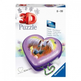 Ravensburger Puzzel 3D Hartendoosje Paarden