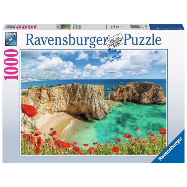 Ravensburger puzzel 1000 stukjes klaprozen in de Algarve