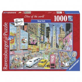 Vergroot Ravensburger Puzzel Fleroux New York (1000) Ravensburger Puzzel Fleroux New York (1000)