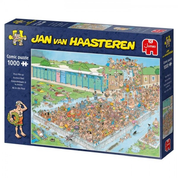 Cerebrum interferentie Gangster Jumbo Puzzel Jan Van Haasteren Bomvol Bad (1000 Stukjes)