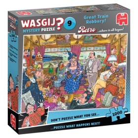 Vergroot Wasgij Puzzel Retro De Grote Treinroof 1000 Stukjes Wasgij Puzzel Retro De Grote Treinroof 1000 Stukjes