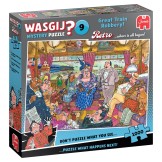 Wasgij Puzzel Retro De Grote Treinroof 1000 Stukjes