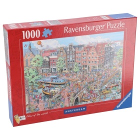 Vergroot Ravensburger Puzzel Fleroux Amsterdam 1000 Stukjes Ravensburger Puzzel Fleroux Amsterdam 1000 Stukjes