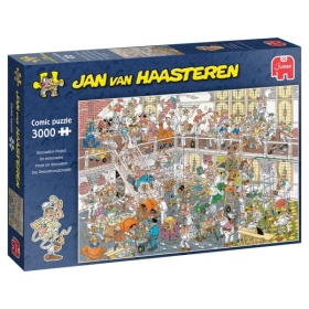Vergroot Jumbo Jan van Haasteren Puzzel De Verbouwing 3000 Stukjes Jumbo Jan van Haasteren Puzzel De Verbouwing 3000 Stukjes