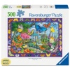 Bekijken Ravensburger Puzzel De Vlindertuin 500 Stukjes Extra Groot
