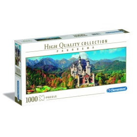 Clementoni Puzzel 1000 Stukjes Panorama Neuschwanstein