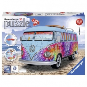 Vergroot Ravensburger Puzzel 3D Volkswagen Bus Indian Summer (162) Ravensburger Puzzel 3D Volkswagen Bus Indian Summer (162)