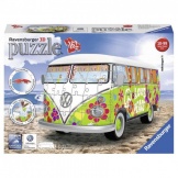 Ravensburger Puzzel 3D Volkswagen T1 Hippie Style (162)