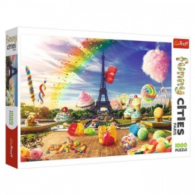 Vergroot Trefl Puzzel Funny Cities Parijs (1000 Stukjes) Trefl Puzzel Funny Cities Parijs (1000 Stukjes)