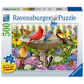 Ravensburger Puzzel Het Vogelbad (500 Stukjes Extra Groot)