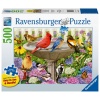 Ravensburger Puzzel Het Vogelbad (500 Stukjes Extra Groot)