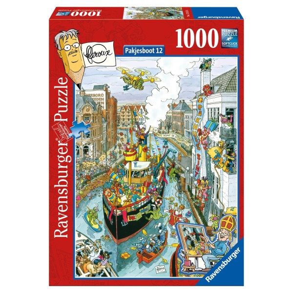 Ravensburger Puzzel Fleroux: Pakjesboot 1000 Stukjes