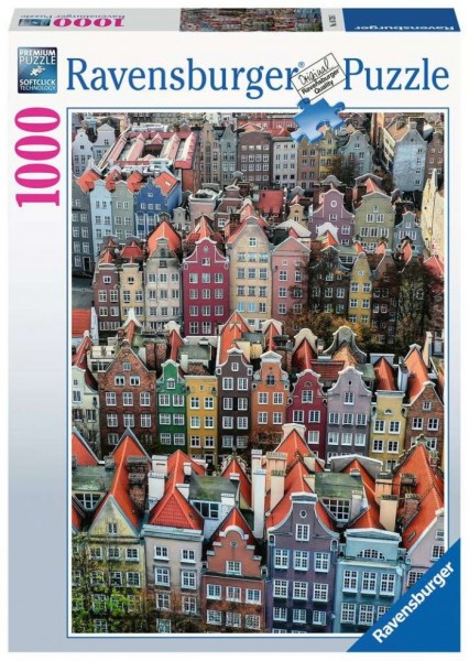 Ravensburger puzzel Gdask, Polen Legpuzzel 1000 stukjes