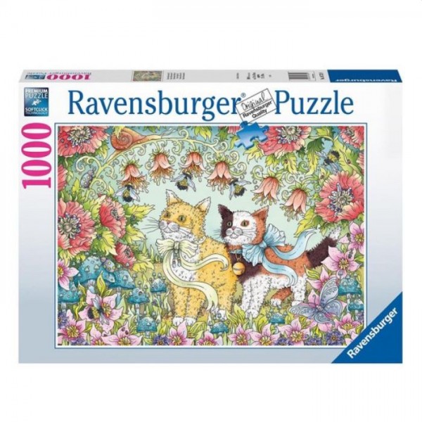 Ravensburger puzzel 1000 stukjes Kattenvriendschap