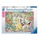 Puzzel Ravensburger Kattenvriendschap (1000)