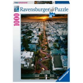 Vergroot Puzzel Ravensburger San Francisco Lombard Street (1000) Puzzel Ravensburger San Francisco Lombard Street (1000)