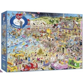 Vergroot Puzzel Gibsons 1000 Stuk I Love Summer Puzzel Gibsons 1000 Stuk I Love Summer
