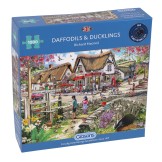 Puzzel Gibsons Daffodils & Ducklings 1000 Stukjes