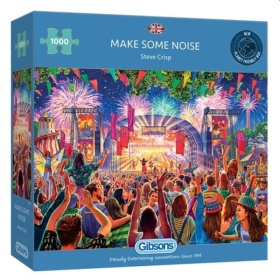 Vergroot Puzzel Gibsons 1000 Stuk Make Some Noise Puzzel Gibsons 1000 Stuk Make Some Noise