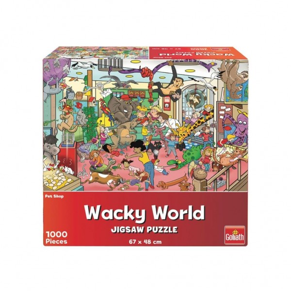 Puzzel Wacky World Petshop (1000) Puzzel Wacky World Petshop (1000)