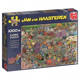 Vergroot Jumbo Puzzel Jan Van Haasteren Het Bloemencorso (1000) Jumbo Puzzel Jan Van Haasteren Het Bloemencorso (1000)