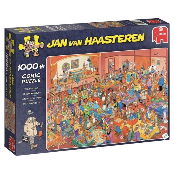 magneet tarwe rivier Jumbo Puzzel Jan Van Haasteren De Goochelbeurs (1000)