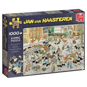 Vergroot Jumbo Puzzel Jan Van Haasteren De Veemarkt (1000) Jumbo Puzzel Jan Van Haasteren De Veemarkt (1000)