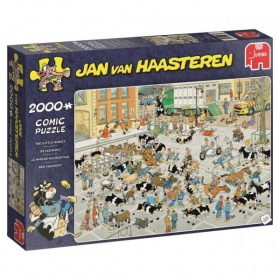 Vergroot Jumbo Puzzel Jan Van Haasteren De Veemarkt (2000) Jumbo Puzzel Jan Van Haasteren De Veemarkt (2000)