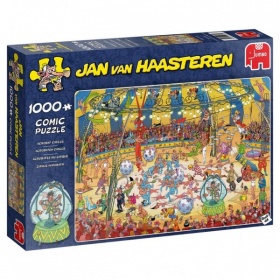 Vergroot Jumbo puzzel Jan Van Haasteren Acrobaten Circus (1000) Jumbo puzzel Jan Van Haasteren Acrobaten Circus (1000)