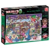 Bekijken Jumbo Puzzel Wasgij Christmas 22 Niet zo'n stille nacht (2x1000)