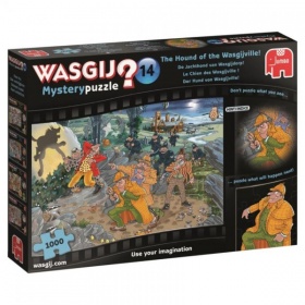 Vergroot Jumbo Puzzel Wasgij Mystery 14 De Jachthond van Wasgijdorp (1000) Jumbo Puzzel Wasgij Mystery 14 De Jachthond van Wasgijdorp (1000)