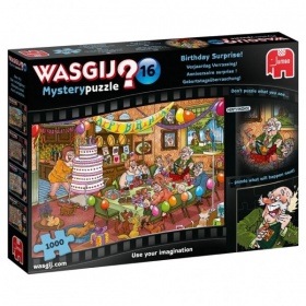 Vergroot Jumbo Puzzel Wasgij Mystery 16 Verjaardag Verrassing (1000) Jumbo Puzzel Wasgij Mystery 16 Verjaardag Verrassing (1000)
