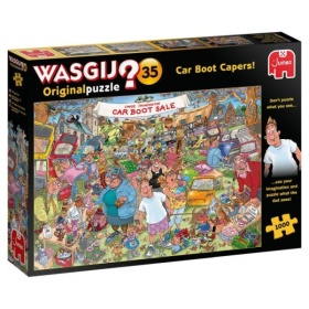 Vergroot Jumbo Wasgij Original Puzzel 35 Vlooienmarkt Vondsten 1000 Stukjes Jumbo Wasgij Original Puzzel 35 Vlooienmarkt Vondsten 1000 Stukjes