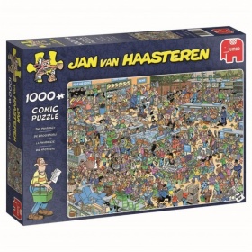 Vergroot Jumbo Puzzel Jan Van Haasteren De Drogisterij (1000) Jumbo Puzzel Jan Van Haasteren De Drogisterij (1000)