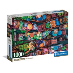 Clementoni Puzzel Thaise Drijvende Markt (1000)