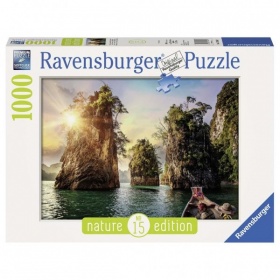 Vergroot Ravensburger Puzzel Three Rocks Cheow Thailand (1000) Ravensburger Puzzel Three Rocks Cheow Thailand (1000)