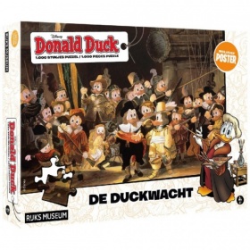 Vergroot Puzzel Donald Duck De Duckwacht 1000 Stuks Puzzel Donald Duck De Duckwacht 1000 Stuks