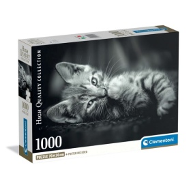 Clementoni Puzzel 1000 Stuks Kitten Compact