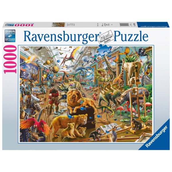 Ravensburger puzzel Chaos in de galerij 1000 stukjes