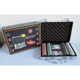 Vergroot Pokerset in Alubox 200 delig Pokerset in Alubox 200 delig