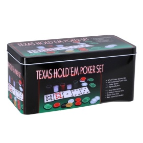 Vergroot Pokerset In Blik 200 Delig Pokerset In Blik 200 Delig