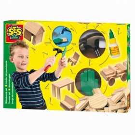 Vergroot Ses Hobbyset Timmerset met Spijkerhuis Ses Hobbyset Timmerset met Spijkerhuis