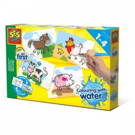 Vergroot Ses My First Kleuren Met Water Boerderij Ses My First Kleuren Met Water Boerderij