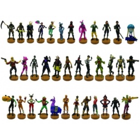 Vergroot Fortnite Figuren met Stempel 5 Stuks Fortnite Figuren met Stempel 5 Stuks